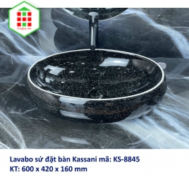 LAVABO ĐỂ BÀN CAO CẤP KASSANI KS-8845