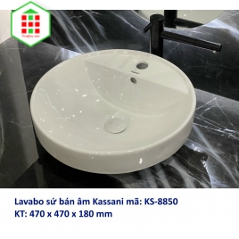 LAVABO BÁN ÂM CAO CẤP KASSANI KS-8850