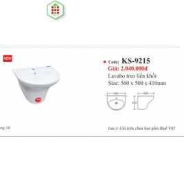 LAVABO TREO KS-9215