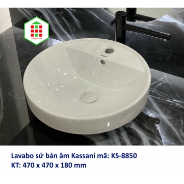 LAVABO BÁN ÂM CAO CẤP KASSANI KS-8850