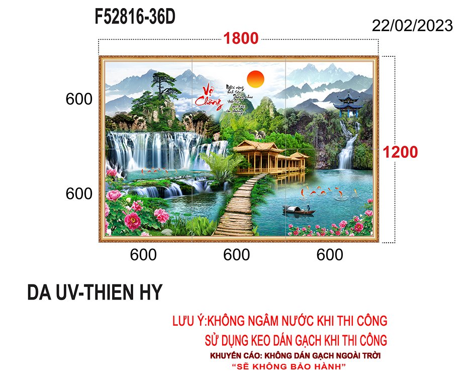 TRANH ĐÁ UV